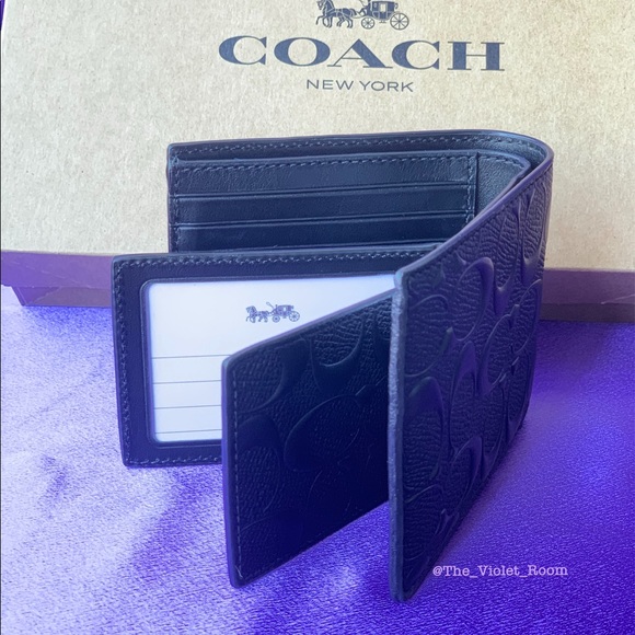 ▪️COACH▪️3-in-1 Signature Coated Canvas Wallet - Picture 4 of 7